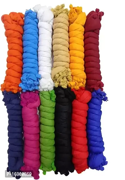 cotton dupatta for womens pack of 12-thumb0
