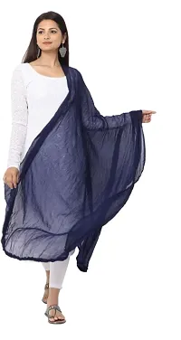 Classic Cotton Blend Solid Dupattas For Women  Pack Of 5-thumb2