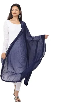 Classic Cotton Blend Solid Dupattas For Women  Pack Of 5-thumb3