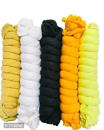 womens cotton dupatta combo ( pack of 5 )
