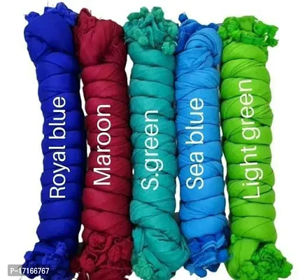 cotton dupatta for womens ( pack of 5  )