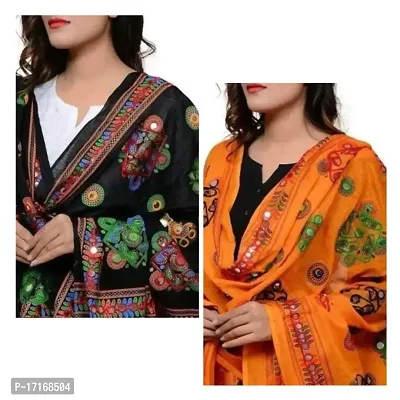 cotton dupatta for womens   ( pack of 2  )