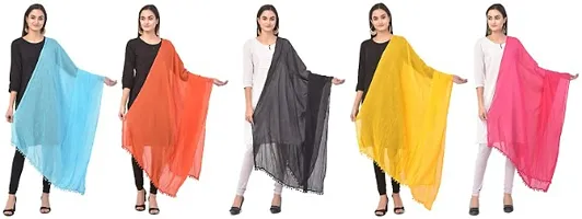 Pack of 5 dupattas For Women