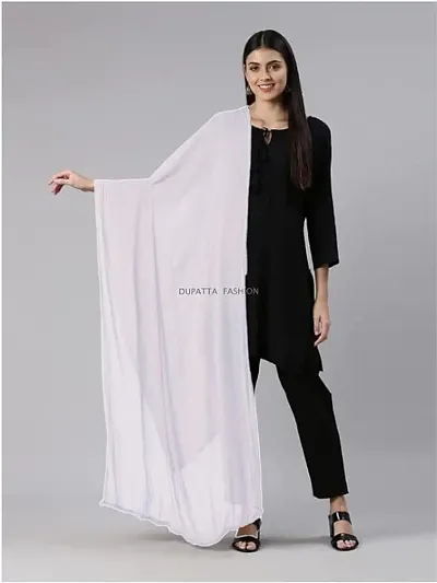 Classic Cotton Solid Dupattas For Women