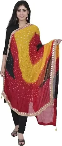 Trendy Women Art Silk Bandhani Dupatta