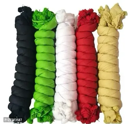 Classic Cotton Dupatta for Women, Pack of 5-thumb0