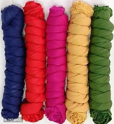 Cotton Dupatta For Womens Pack Of 5-thumb0