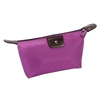 SDEPL Make Up Bag Pencil Case Cosmetic Travel Toiletry Waterproof Pouch Purple-thumb1