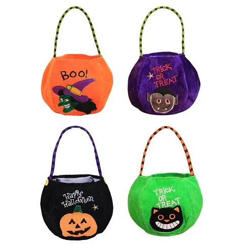 SDEPL Halloween Storage Bag Tote Pouch Sack Candy Gift Bag Handbag Witch