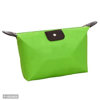 SDEPL Make Up Bag Pencil Case Cosmetic Travel Toiletry Waterproof Pouch Green-thumb3