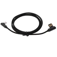 SDEPL Phone Braided Nylon Elbow Fast USB3.0 Type C Data Sync Charging Cable Black-thumb1