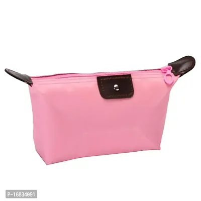 SDEPL Make Up Bag Pencil Case Cosmetic Travel Toiletry Waterproof Pouch Pink-thumb3