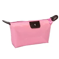 SDEPL Make Up Bag Pencil Case Cosmetic Travel Toiletry Waterproof Pouch Pink-thumb1