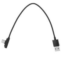 SDEPL 90 Degree USB Type C Cable Fast Charging Data Cable for Android Black 0.25m-thumb2