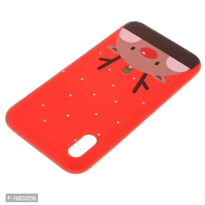 SDEPL Cute Christmas Reindeer Soft TPU Case Full Cover for iPhone iPhone XR-thumb0