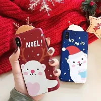 SDEPL Christmas Moose Polar Bear Mobile Phone Soft Shell for iPhone iPhonex xs-thumb1