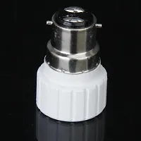 SDEPL LED Halogen CFL Light Bulb Lamp Adapter B22-GU10 Bayonet Socket Converter-thumb1