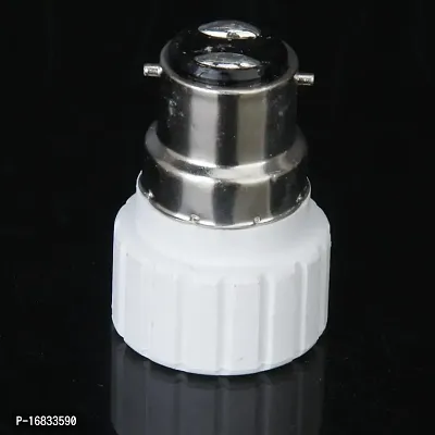 SDEPL LED Halogen CFL Light Bulb Lamp Adapter B22-GU10 Bayonet Socket Converter-thumb2