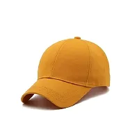 Combo Pack of 1 Fancy Unique Men Caps & Hats for Running,Gym,Cricket,Baseball caps & Hats (Mustard)-thumb2