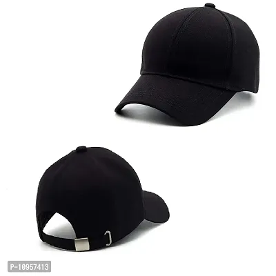 Unique Trust Pack of 1 Fancy Unique Men Caps & Hats for Running,Gym,Cricket,Baseball caps & Hats (Black)