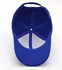 Adult's Cotton Cap (Pack Of 1) (B01_Royal Blue_Free Size)-thumb1
