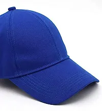 Adult's Cotton Cap (Pack Of 1) (B01_Royal Blue_Free Size)-thumb3