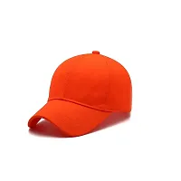 Combo Pack of 1 Fancy Unique Men Caps & Hats for Running,Gym,Cricket,Baseball caps & Hats (Orange)-thumb3