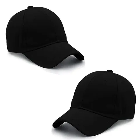 DAVIDSON Set of 3 Cotton Stylish Adjustable Baseball caps for Sun Protection