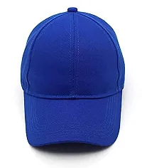 Adult's Cotton Cap (Pack Of 1) (B01_Royal Blue_Free Size)-thumb2