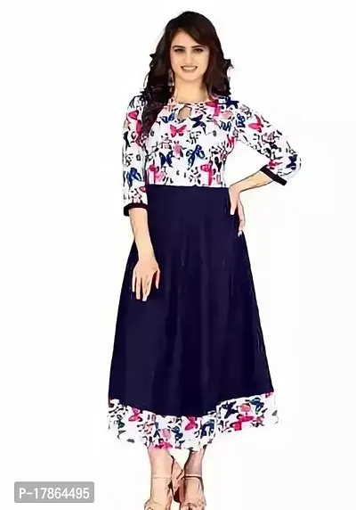 Stylish Women Crepe Casual Kurta