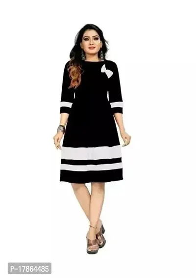 Stylish Women Crepe Casual Kurta-thumb0