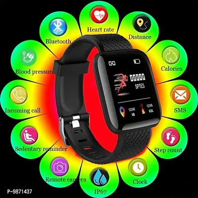 ID-116 Bluetooth Smart Fitness Band Watch for Girls, Boys, Men, Women  Kids-thumb0
