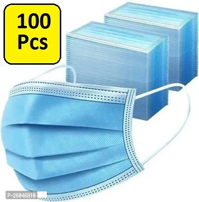 BLUE 3 PLY MASK PACK OF 100