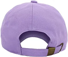 NK India Unisex Cotton Baseball Cap (Free Size -(Cap-Lavender)-thumb2