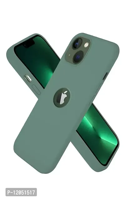 VEROZA-Plain Soft Slim Flexible Drop Protection Wireless Charging Cover I Phone(PC-Green)-thumb0