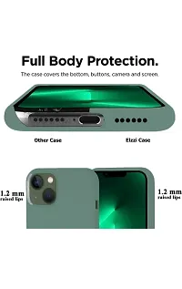 VEROZA-Plain Soft Slim Flexible Drop Protection Wireless Charging Cover I Phone(PC-Green)-thumb2