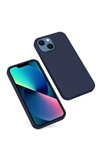 VEROZA-Plain Soft Slim Flexible Drop Protection Wireless Charging Cover I Phone(PC-Blue)-thumb1