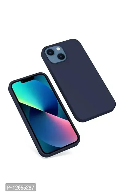 VEROZA-Plain Soft Slim Flexible Drop Protection Wireless Charging Cover I Phone(PC-Blue)-thumb2