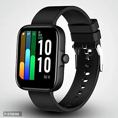 Silicone Strap Black Smartwatches-thumb0