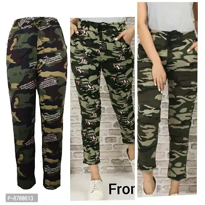 Trendy Women  Combo Of 3 camouflage jegging