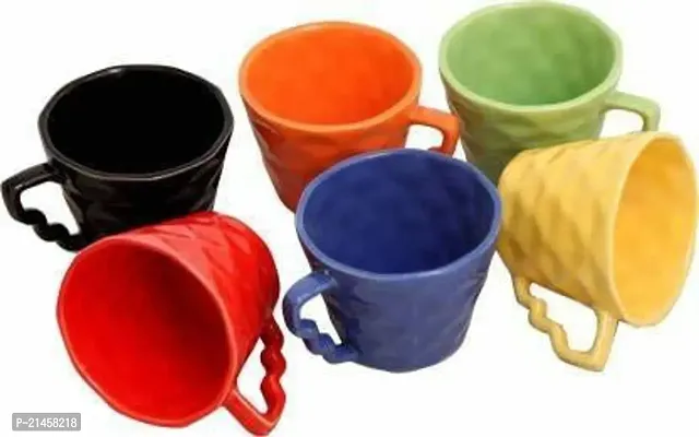 Cupon Ceramic (Multicolor, Cup Set)