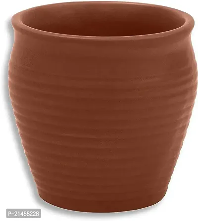 Spk Pack Of 6 Ceramic (Brown, Cup)