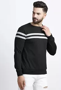 AD TAILOR Men's Color Block Tshirt Full Sleeve Black Colour-thumb2