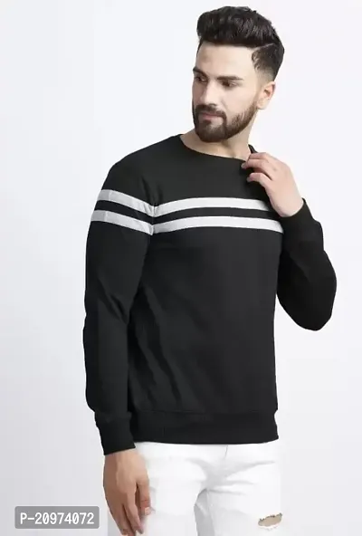 AD TAILOR Men's Color Block Tshirt Full Sleeve Black Colour-thumb3