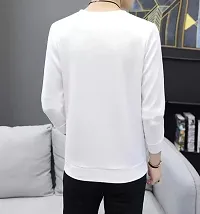 AD TAILOR Front Print Full Sleeve Tshirt for Men from White Colour-thumb1