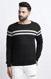 AD TAILOR Men's Color Block Tshirt Full Sleeve Black Colour-thumb1