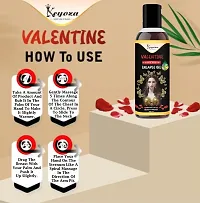 Keyoza presents VALENTINE Bigger Breast Enlarge Oil Is Breast Growth Massage Oil for Women- STRAWBERRY,ROSE OIL,COCONUT OIL,ALMOND OIL,SUNFLOWER OIL  FENUGREEK OIL Relieves Stress Caused by Wired Br-thumb3