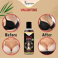 Keyoza presents VALENTINE Bigger Breast Enlarge Oil Is Breast Growth Massage Oil for Women- STRAWBERRY,ROSE OIL,COCONUT OIL,ALMOND OIL,SUNFLOWER OIL  FENUGREEK OIL Relieves Stress Caused by Wired Br-thumb1