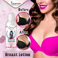 Keyoza presents 9 IN 1 AYURVEDIC  HERBS Bigger Breast Enlargement Lotion Is Breast Growth Lotion for Women- STRAWBERRY,ROSE OIL,COCONUT OIL,ALMOND OIL,SUNFLOWER OIL  FENUGREEK OIL Relieves Stress Cau-thumb2