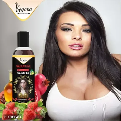 Keyoza Release VALENTINE Bigger Breast Enlarge 100% Natural Body Toner Breast Oil for Women its helps in growth/firming/tightening natural with Anti Ageing, Shaping, Uplifting Sagging Fat Muscles, No-thumb0